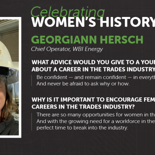 Women's History Month highlight: farm upbringing provides know-how for a career in trades