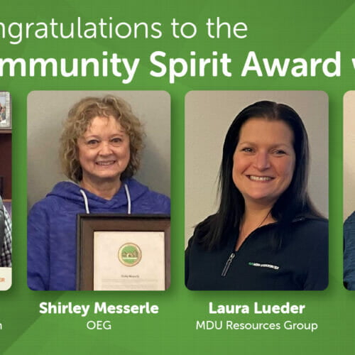 Employees recognized with corporate award for volunteerism, community involvement