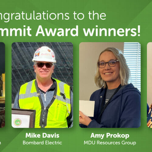 Employees recognized with corporate award for workplace spirit