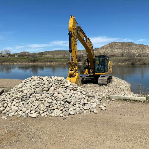 WBI employees help ready popular lake for summer visitors