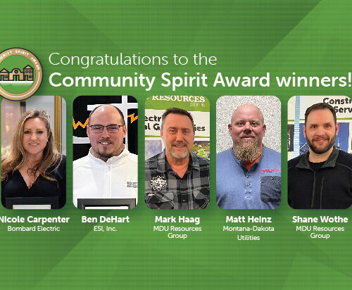 Employees recognized with corporate award for volunteerism, community involvement